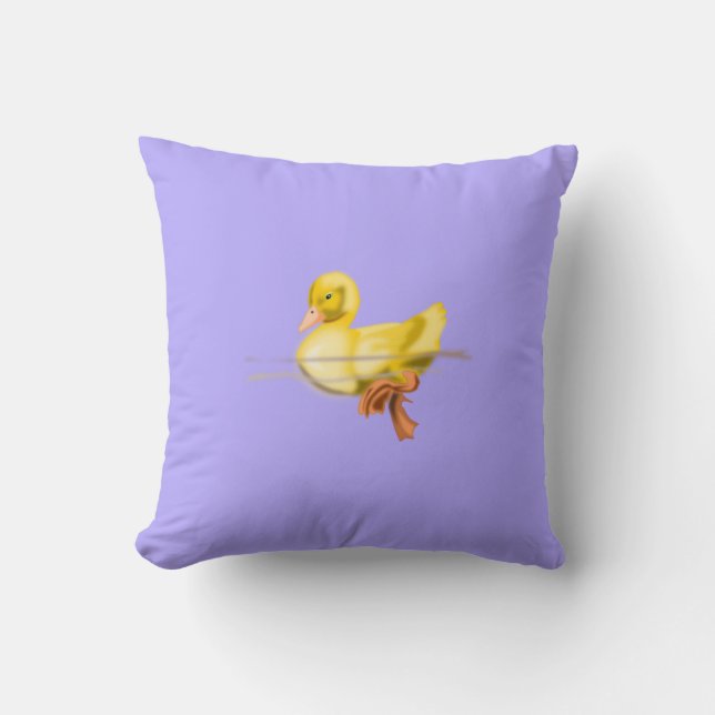 Coussin Flottant Petit Canard Jetez L'Oreiller Vos Couleur (Recto)