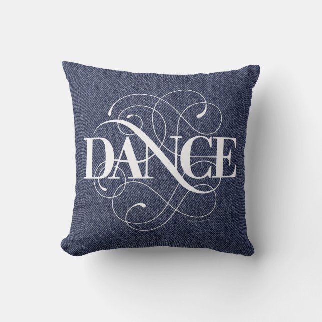 Coussin Flourish de danse (Recto)