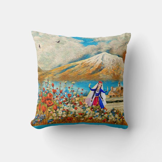 Coussin Flower Girl (Recto)
