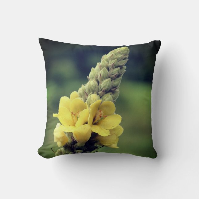 Coussin Flower jaune sauvage (Recto)