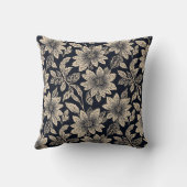 Coussin Flower Throw Pillow (Verso)