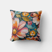 Coussin Flower Throw Pillow (Recto)