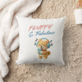 Coussin Fluffy and Fabulous (Couverture)