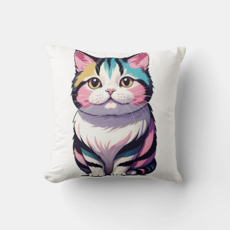 Coussin Fluffy Cat