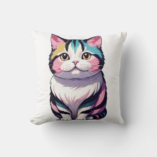 Coussin Fluffy Cat (Recto)