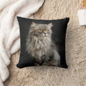 Coussin Fluffy Gris (Couverture)