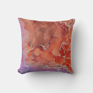 Coussin Fluid Art. Moderne ? arrière - plan coloré bstract