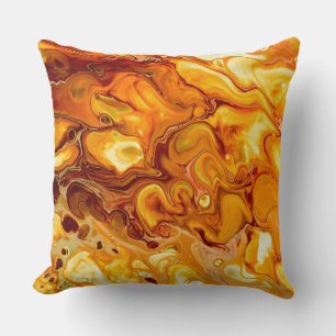 Coussin Fluid Art pour Abstrait