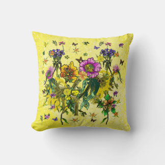 Coussin Flûte à fleurs