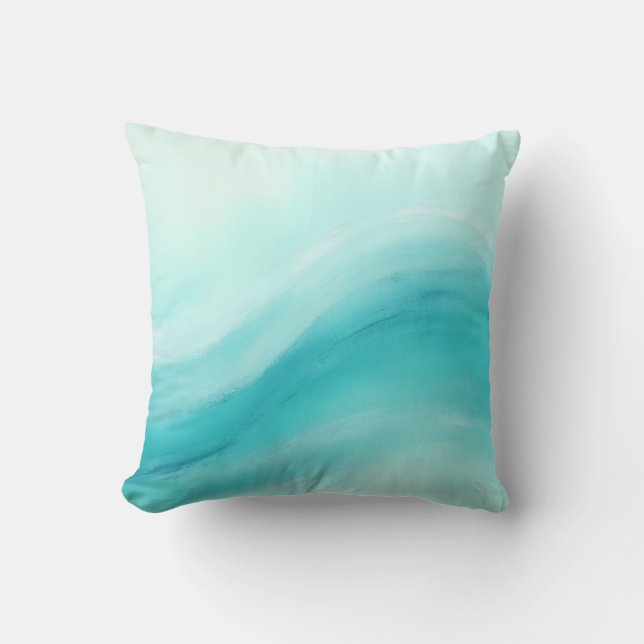 Coussin Flux aquatique (Recto)
