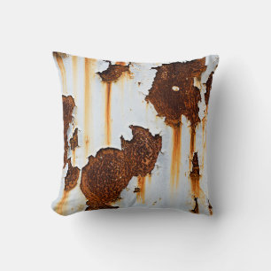 Coussin Flux de rouille blanche corrompu