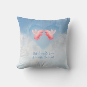 Coussin Flying Pigs Incroyable Love