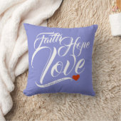 Coussin Foi Espoir et amour (Couverture)