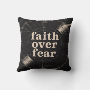 Coussin Foi sur la peur
