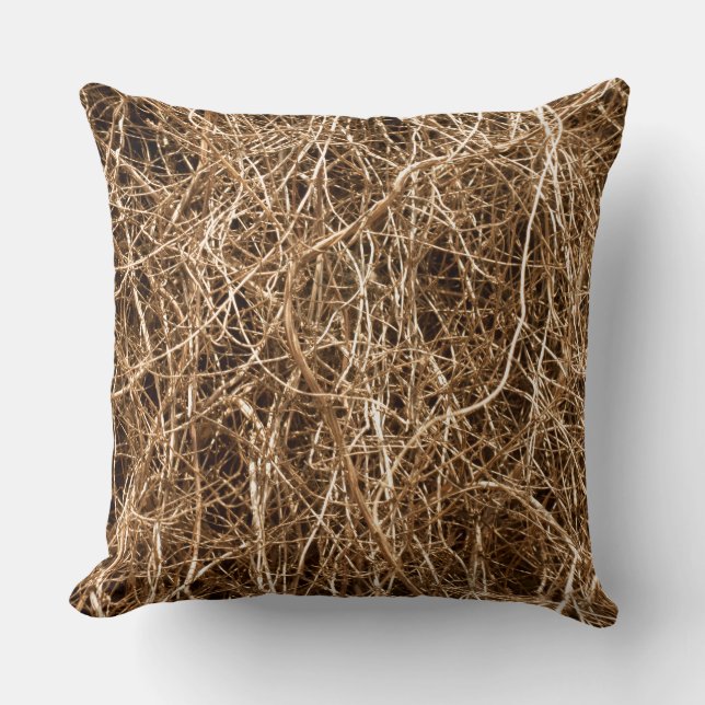 Coussin Foin arrière - plan naturel (Recto)