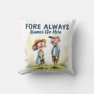 Coussin Foire Toujours Golf Couple