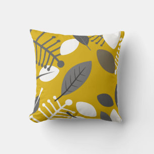 Coussin Foliage Ochre
