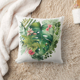 Coussin Foliage tropical