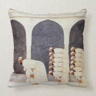 Coussin Folio.38a un prince de nabab dans une mosquée