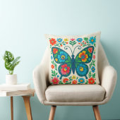 Coussin Folk Art Butterfly (2)  (Chaise)