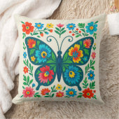 Coussin Folk Art Butterfly (2)  (Couverture)