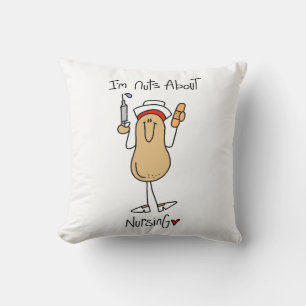 Coussin Folle de la blouse infirmière T-shirts et Cadeaux