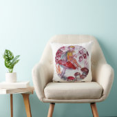 Coussin FOLLET MAGIQUE DE CHAMPIGNONS Imaginaire Floral Ro (Chaise)