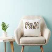 Coussin Fond d'automne avec citrouille Imprimé de saison a (Chaise)