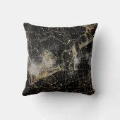 Coussin Fond de carte céleste étoilé vintage (Verso)