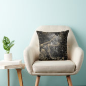 Coussin Fond de carte céleste étoilé vintage (Chaise)