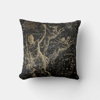 Coussin Fond de carte céleste vintage