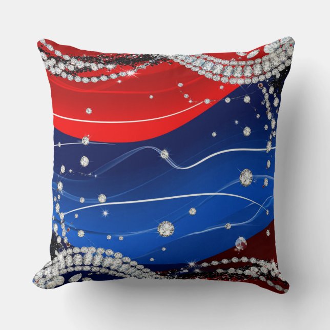 Coussin Fond de luxe Étincelle de Diamant (Recto)