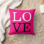 Coussin Fond de mariage d'amour de rose (Couverture)