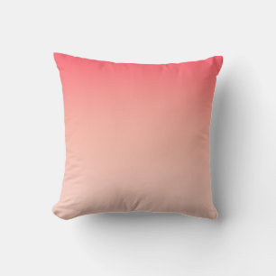 Coussin Fond dégradé rose et pêche
