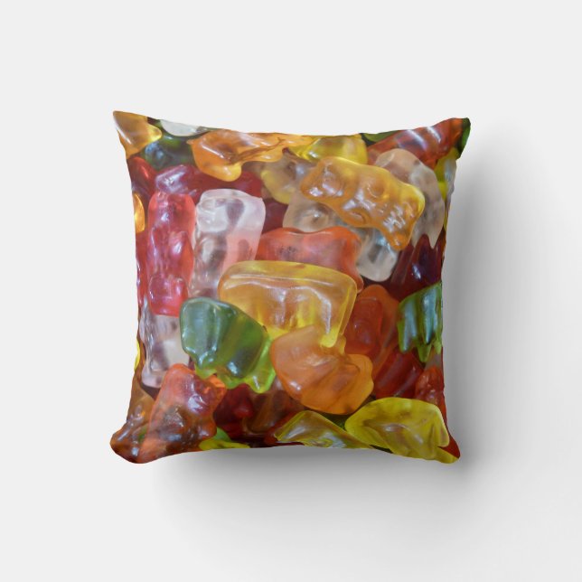 Coussin Fond d'ours gélifiés (Recto)