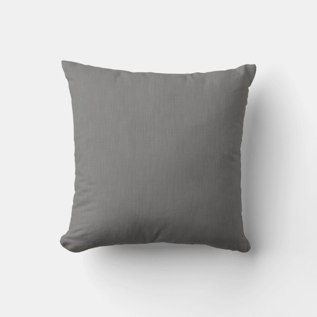 Coussin Fond gris visuel calme et simple texturé (Recto)