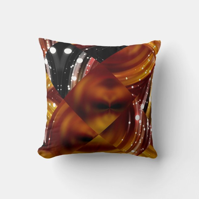 Coussin fond multicolore en mosaïque Abstraite (Recto)