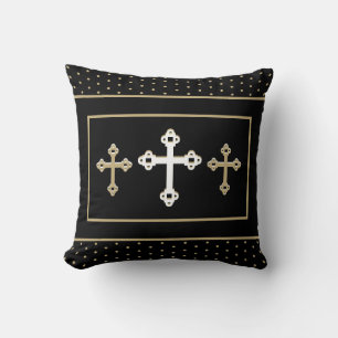 Coussin Fondé sur la foi, le design chrétien lance l'oreil