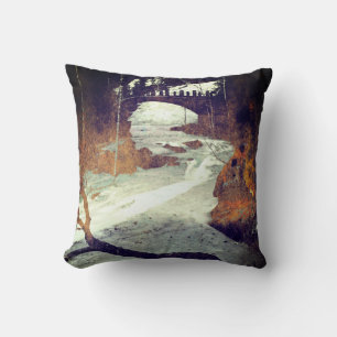 Coussin Fonte de flux congelée par Alexandra Cook