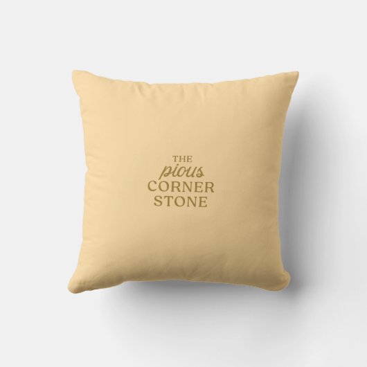 Coussin Food for Eternal Life Christian (Verso)