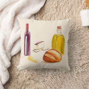 Coussin Foodie de la campagne italienne