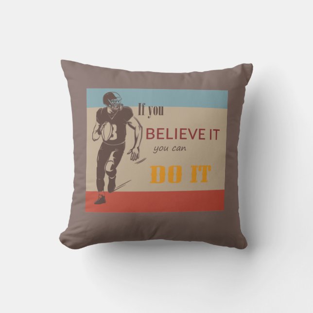 Coussin football américain (Recto)