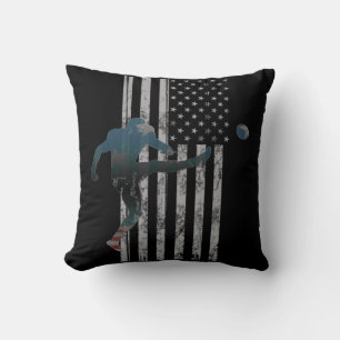Coussin Football American Flag USA Team Cadeau Kicker