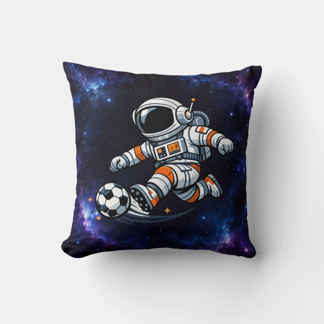 Coussin Football Astronaute (Recto)