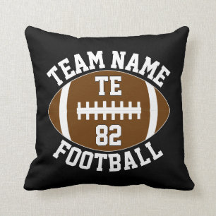 Coussin Football Team Nom Joueur Position & Numéro Personn