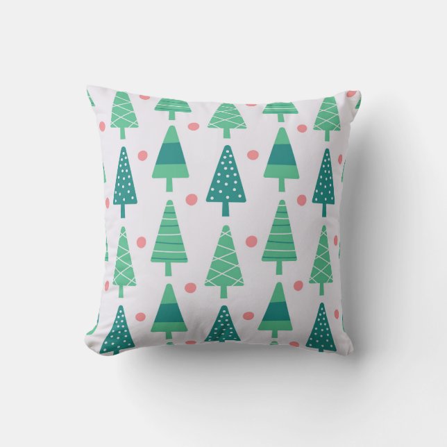 Coussin Forêt À feuillage persistant (Recto)