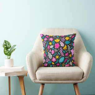 Coussin Forêt colorée 16x16