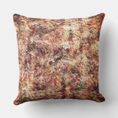 Coussin Forêt d'Acer sous terre de coton ou de roche (Verso)