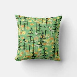 Coussin Forêt d'automne : Beauté naturelle incomparable