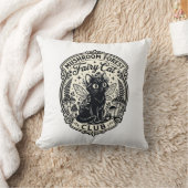 Coussin Forêt de champignons Fée Chat Drôle Chat Graphique (Couverture)